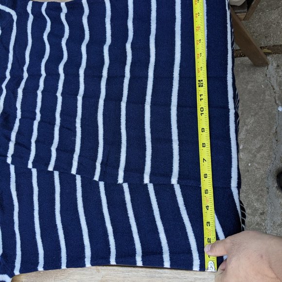 Old Navy Women Sweater Wrap Coat Stripped - Picture 15 of 16